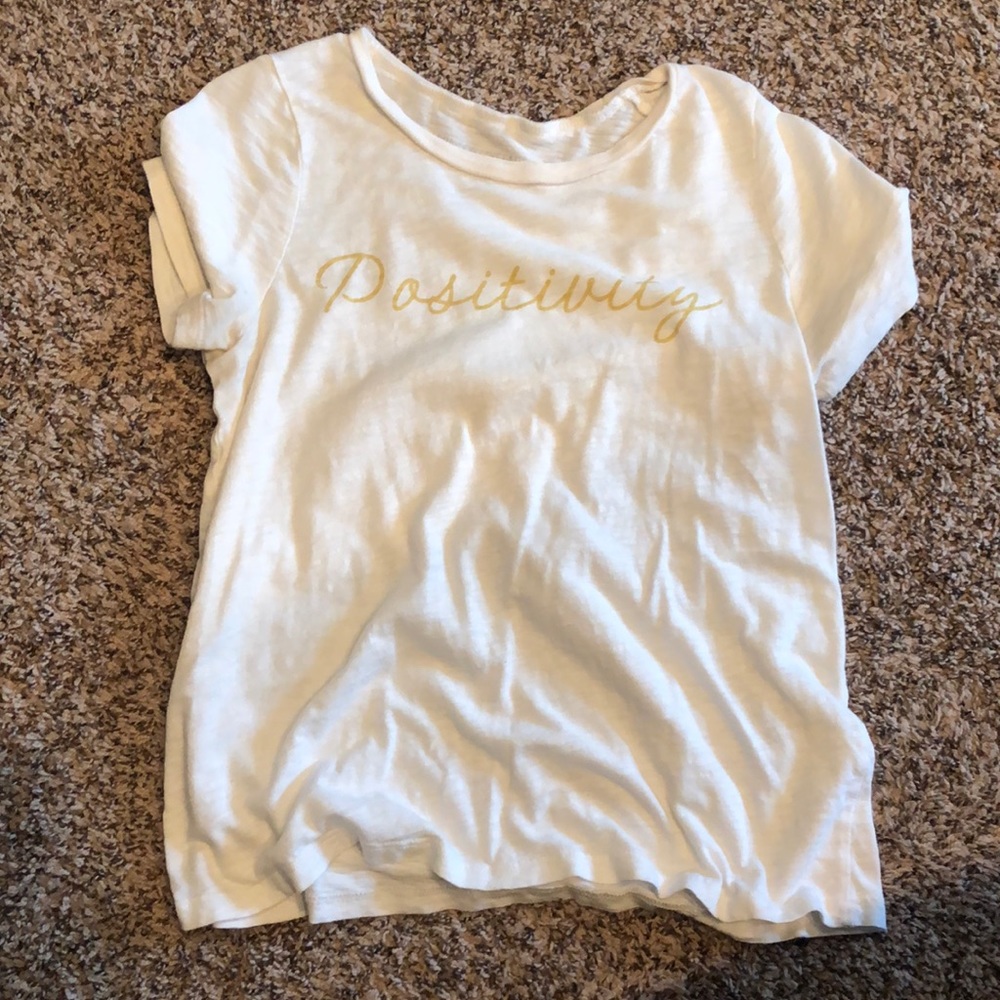 Women’s Canyon Threads size L Positivity crew neck